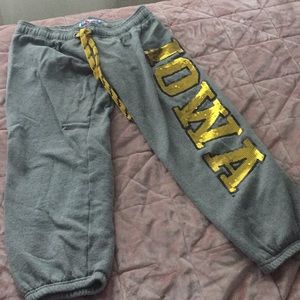 Iowa logo apparel-Capri joggers